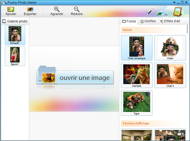 ajouter photos dans Funny Photo Maker