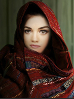 funny face - afghan girl